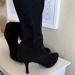 Stuart Weitzman Black Suede Women's Boots